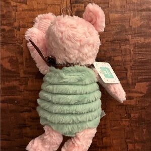Disney Piglet Plush Toy - Soft Pink and Mint